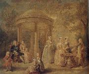 William Hogarth The Family of George oil painting